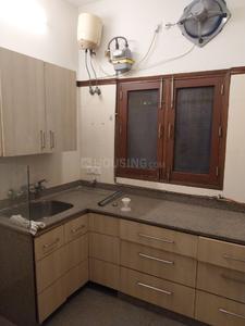 Kitchen Image of 1400 Sq.ft 3 BHK Builder Floor for rent in Safdarjung Enclave New Delhi for Rs. 80000
