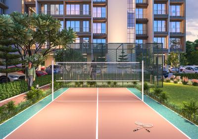 Balcony Image of 600 Sq.ft 1 BHK Apartment / Flat for sale in J Prime Swastik, Panvel Navi Mumbai for Rs. 3500990