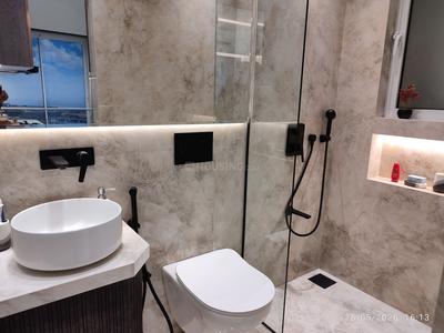 Bathroom Image of 550 Sq.ft 1 BHK Apartment / Flat for sale in Mighty The Royal Oaks Residency, Sewri Mumbai for Rs. 15400000