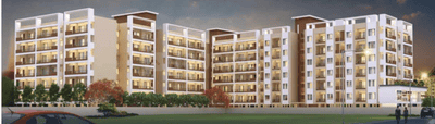 Image of 981 Sq.ft 2 BHK Apartment / Flat for sale in Amanaka, Raipur for Rs. 3376006