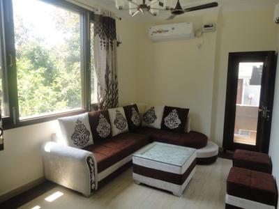 Hall Image of 1100 Sq.ft 1 BHK Builder Floor for rent in New Friends Colony New Delhi for Rs. 45000