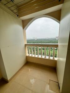 Balcony Image of 613 Sq.ft 1 RK Apartment / Flat for rent in Purvanchal Royal City Phase 2, Chi V Greater Noida for Rs. 28000