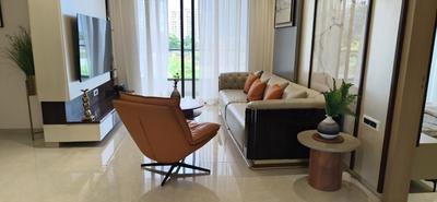 Living Room Image of 1525 Sq.ft 3 BHK Apartment / Flat for sale in KP Supernova, Mohammed Wadi Pune for Rs. 12800000