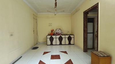Living Room Image of 650 Sq.ft 1 BHK Apartment / Flat for rent in Kalwa Thane for Rs. 21000