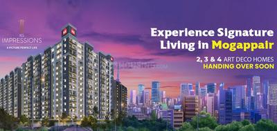 Image of 1017 Sq.ft 2 BHK Apartment / Flat for sale in KG Impressions, Maduravoyal, Chennai for Rs. 11870000