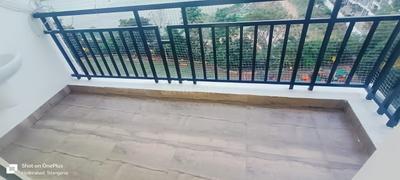 Balcony Image of 1750 Sq.ft 3 BHK Apartment / Flat for rent in Sri Aditya Wiiz Lagoon, Pragathi Nagar Hyderabad for Rs. 34000