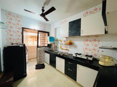 Kitchen Image of 1766 Sq.ft 3 BHK Apartment / Flat for rent in Shivalik Sachin Tower, Shyamal Ahmedabad for Rs. 32000