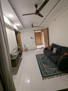 Hall Image of 550 Sq.ft 1.5 BHK Apartment / Flat for rent in Lal Gami Jade, Vashi Navi Mumbai for Rs. 50000