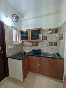 Kitchen Image of 750 Sq.ft 1 BHK Apartment / Flat for rent in Gachibowli Hyderabad for Rs. 28000