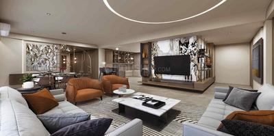 Hall Image of 1140 Sq.ft 1 BHK Apartment / Flat for sale in Nila Prana, Gujarat International Finance Tec City Gandhinagar for Rs. 13900000