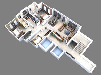 Image of 1100 Sq.ft 3 BHK Apartment / Flat for sale in Dadar West, Mumbai for Rs. 45000000