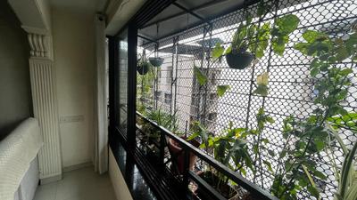 Balcony Image of 1500 Sq.ft 2 BHK Apartment / Flat for sale in Vashi Navi Mumbai for Rs. 22500000