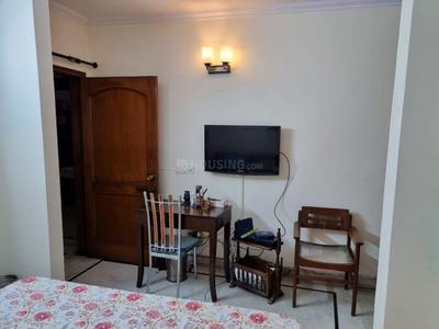Bedroom Image of 900 Sq.ft 2 BHK Builder Floor for rent in Lajpat Nagar New Delhi for Rs. 48500