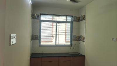 Kitchen Image of 685 Sq.ft 1 BHK Apartment / Flat for sale in Dynamic Crest Phase I Rimo Everest, Khidkali Thane for Rs. 3650000