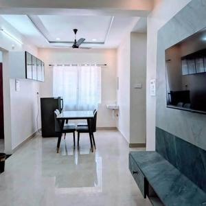 Hall Image of 815 Sq.ft 1 BHK Apartment / Flat for rent in Gachibowli Hyderabad for Rs. 28000