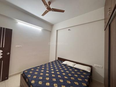 Bedroom Image of 650 Sq.ft 1 BHK Apartment / Flat for rent in Domlur Layout Bengaluru for Rs. 55000