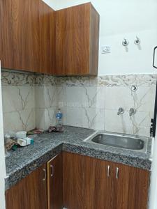 Kitchen Image of 550 Sq.ft 1 BHK Independent House for rent in Maestro Infra Tech South Delhi Apartments, Chhattarpur New Delhi for Rs. 12000