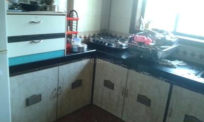 Kitchen Image of 650 Sq.ft 1 BHK Apartment / Flat for sale in Shrishti Sai Srishti CHS, Bhandup West Mumbai for Rs. 10500000