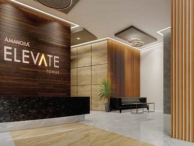 Bedroom Image of 1005 Sq.ft 2 BHK Apartment / Flat for sale in Amanora Elevate Tower 47, Hadapsar Pune for Rs. 11200000