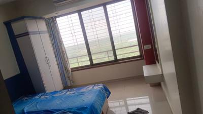 Bedroom Image of 1350 Sq.ft 2 BHK Apartment / Flat for rent in Beverly Park, Nerul Navi Mumbai for Rs. 82000