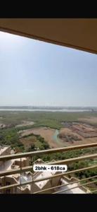 Balcony Image of 800 Sq.ft 2 BHK Apartment / Flat for sale in Gurukrupa Marina Enclave, Malad West Mumbai for Rs. 16500000