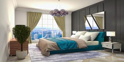Bedroom Image of 1310 Sq.ft 2 BHK Apartment / Flat for sale in Adarsh Park Heights Phase 1, Gunjur Village Bengaluru for Rs. 10645000