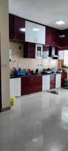 Kitchen Image of 1300 Sq.ft 2 BHK Builder Floor for rent in HBR Layout Bengaluru for Rs. 35000