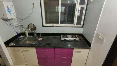 Kitchen Image of 500 Sq.ft 1 BHK Apartment / Flat for rent in Jambhulwadi Pune for Rs. 10000