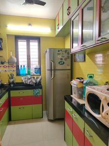 Kitchen Image of 1100 Sq.ft 2 BHK Apartment / Flat for sale in Swaraj Planet by Swaraj Group, Kopar Khairane Navi Mumbai for Rs. 13500000