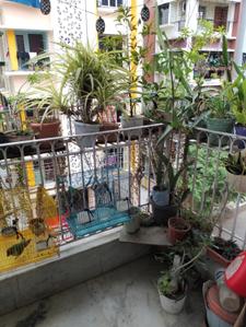 Balcony Image of 1400 Sq.ft 3 BHK Apartment / Flat for sale in Purbalok Kolkata for Rs. 9000000