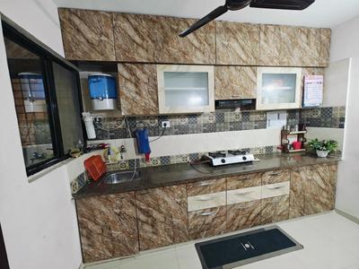 Kitchen Image of 1200 Sq.ft 2 BHK Apartment / Flat for rent in Kanha City, Sayajipura Vadodara for Rs. 17000