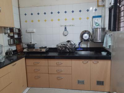 Kitchen Image of 815 Sq.ft 2 BHK Apartment / Flat for sale in Shashwat Tejolay Society, Warje Pune for Rs. 9000000