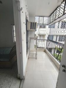 Balcony Image of 1200 Sq.ft 2 BHK Apartment / Flat for sale in Salt Lake City Kolkata for Rs. 6600000