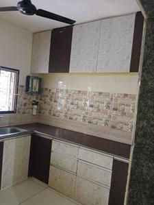 Kitchen Image of 900 Sq.ft 1 BHK Duplex for rent in Diwalipura Vadodara for Rs. 9000