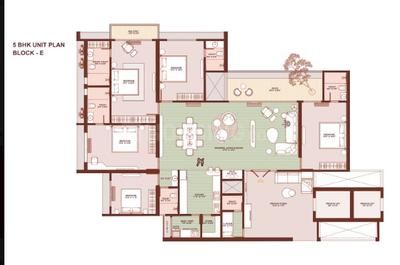 Image of 3600 Sq.ft 4 BHK Apartment / Flat for sale in South Bopal, Ahmedabad for Rs. 25000000