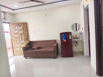Living Room Image of 792 Sq.ft 1 BHK Apartment / Flat for rent in Kondapur Hyderabad for Rs. 24000