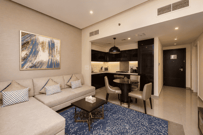 Kitchen Image of 850 Sq.ft 1 BHK Apartment / Flat for sale in Damac Majestine, Business Bay Dubai for Rs. 37796512