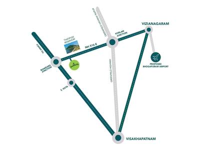 Image of 200 Sq.ft Residential Plot / Land for sale in Srungavarapu kota, Vizianagaram for Rs. 2400000