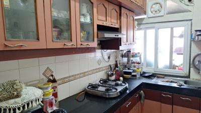 Kitchen Image of 1100 Sq.ft 3 BHK Apartment / Flat for sale in Sterling Apartment, Hasanganj Lucknow for Rs. 8300000