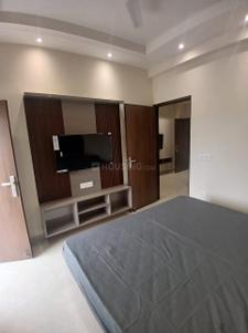 Bedroom Image of 900 Sq.ft 1 BHK Builder Floor for rent in Sector 17 Gurgaon for Rs. 35000