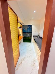 Kitchen Image of 750 Sq.ft 1 BHK Apartment / Flat for sale in Arihant City Phase II K Building, Bhiwandi Thane for Rs. 3999000