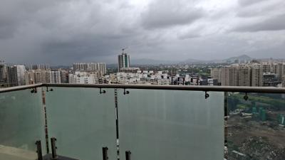 Balcony Image of 1566 Sq.ft 3 BHK Apartment / Flat for rent in Pharande Puneville Phase I, Punawale Pune for Rs. 35000