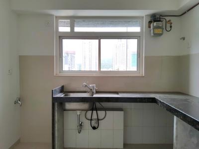 Kitchen Image of 615 Sq.ft 2 BHK Apartment / Flat for rent in L And T Rejuve 360 Tower A, Mulund West Mumbai for Rs. 58000