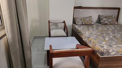 Bedroom Image of 560 Sq.ft 1 RK Apartment / Flat for rent in Karolan Ka Barh Jaipur for Rs. 15000