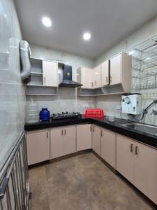 Kitchen Image of 1000 Sq.ft 2 BHK Builder Floor for rent in Mansarover Garden New Delhi for Rs. 40000