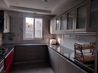 Kitchen Image of 3600 Sq.ft 4 BHK Builder Floor for rent in Green Park Extension New Delhi for Rs. 325000