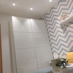 Bedroom Image of 800 Sq.ft 2 BHK Apartment / Flat for sale in Runwal Forests Tower 9 To 11, Kanjurmarg West Mumbai for Rs. 25000000