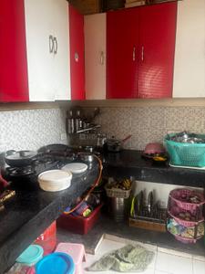 Kitchen Image of 850 Sq.ft 2 BHK Apartment / Flat for sale in Aditya Luxuria Estate, Bamheta Village Ghaziabad for Rs. 5400000