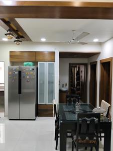 Dining Area Image of 1850 Sq.ft 3 BHK Apartment / Flat for rent in Sola Ahmedabad for Rs. 60000