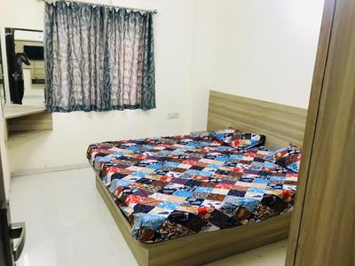 Bedroom Image of 1050 Sq.ft 2 BHK Builder Floor for rent in Mahalakshmi Nagar Indore for Rs. 23000